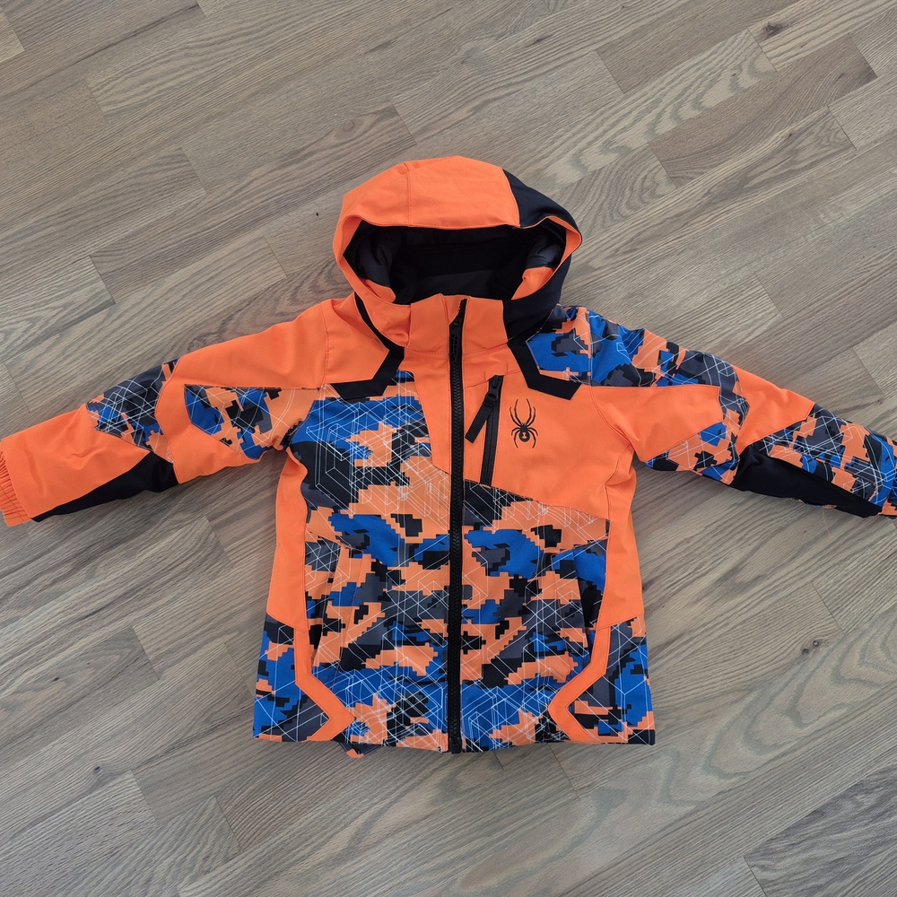 Spyder Vibrant Orange and Black Jacket